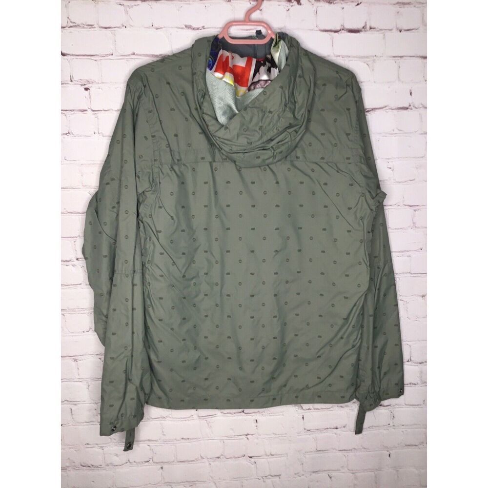 686 Womens Size Small  Full Zip   Jacket Windbreaker Raincoat Olive Green‎ - Picture 7 of 11